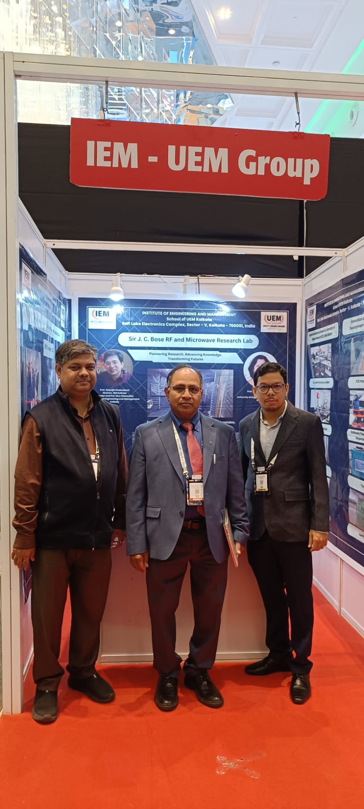 At the IEM–UEM Group stall